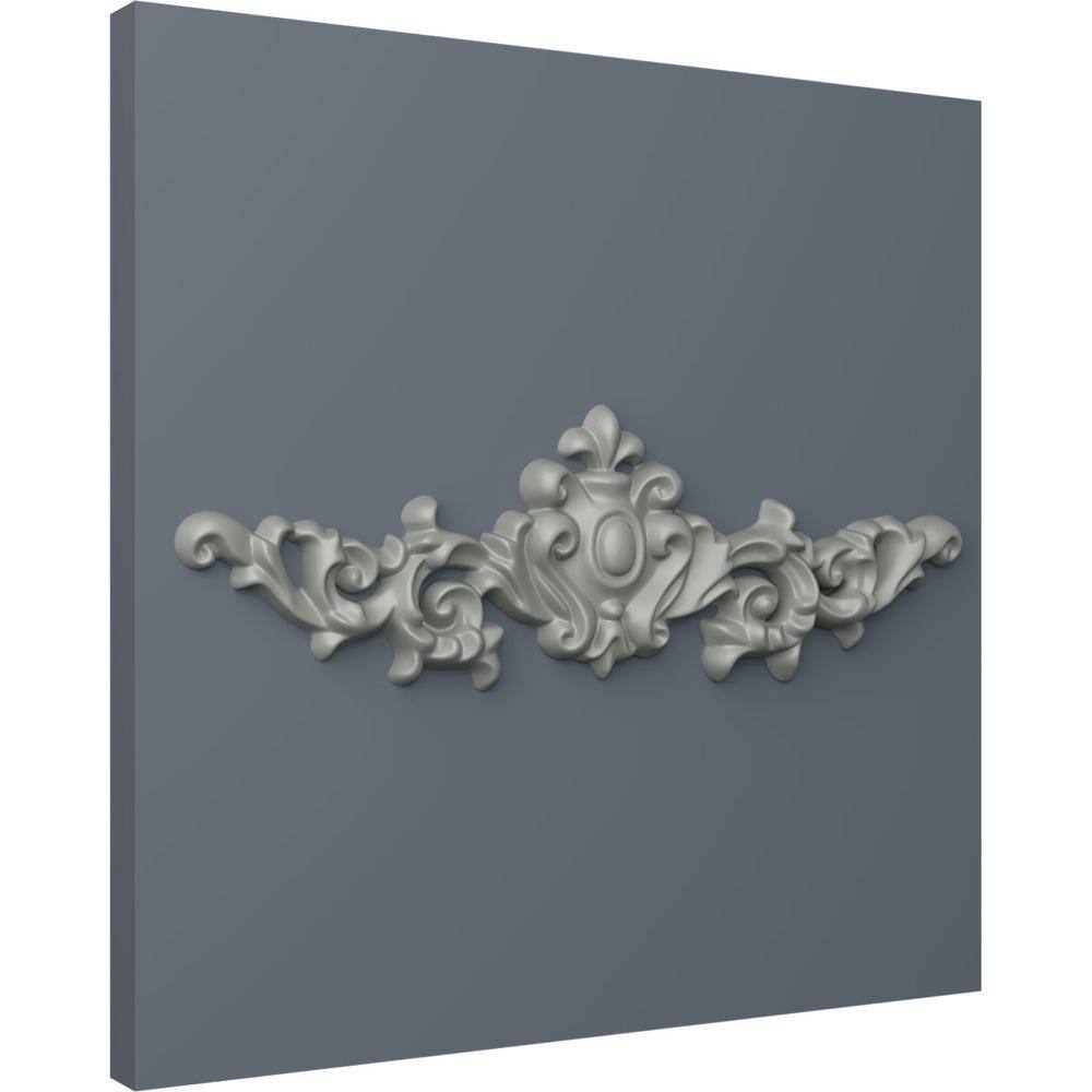 Marcella Small Leaf Scrolls Faux Finish Crown Onlay