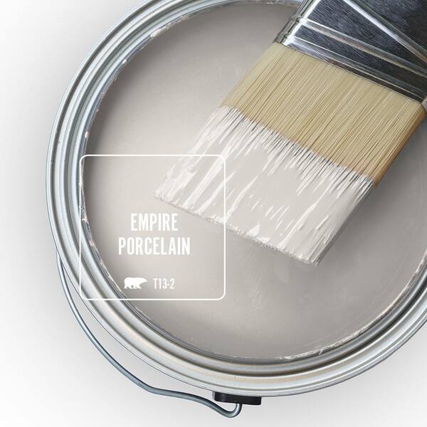 BEHR DYNASTY 5 gal. #T13-2 Empire Porcelain Satin Enamel Interior  Stain-Blocking Paint & Primer 765005 - The Home Depot