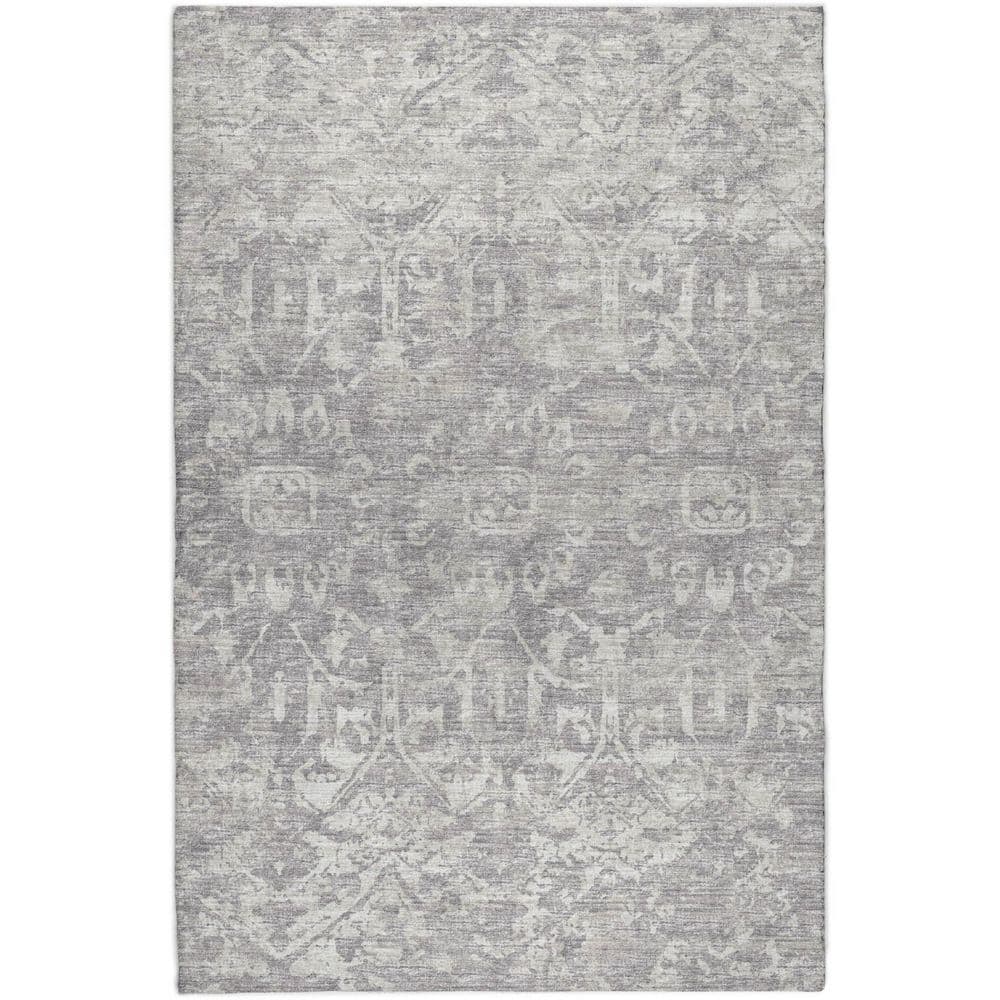 Dream Shag Premium Machine Washable Abstract ADS40 Gray 5 ft. x 7 ft. 6 in. Area Rug price history on PriceWatchPro
