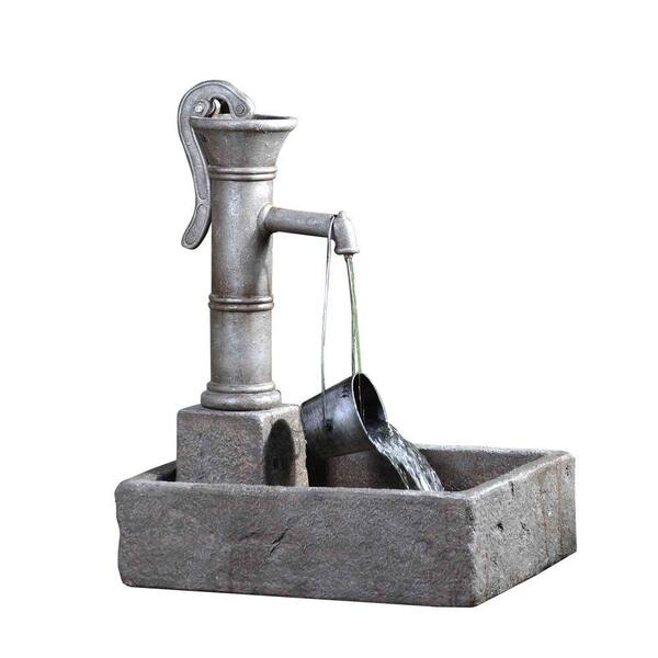 Unbranded Large Water Pump Fountain with Metal Can