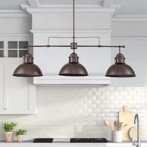 Yuna 3-Light Dome Kitchen Island Pendant Light