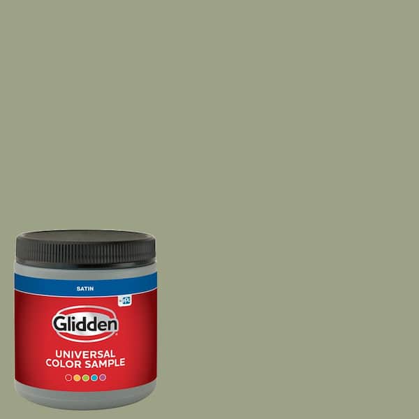 Glidden 8 oz. PPG1126-5 Zebra Grass Satin Interior Paint Sample