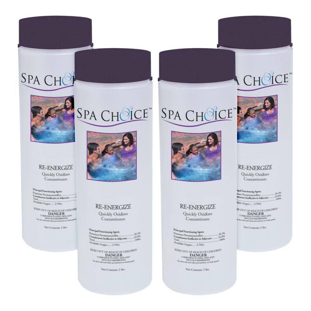 Spa Choice Spa and Hot Tub 2 lb. ReEnergize NonChlorine Shock (4Pack) 4723304104 The
