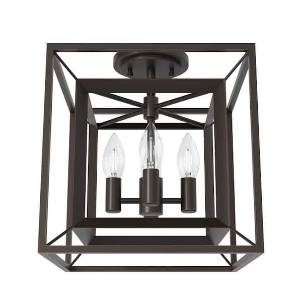 Hunter Doherty 4-Light Onyx Bengal Island Chandelier