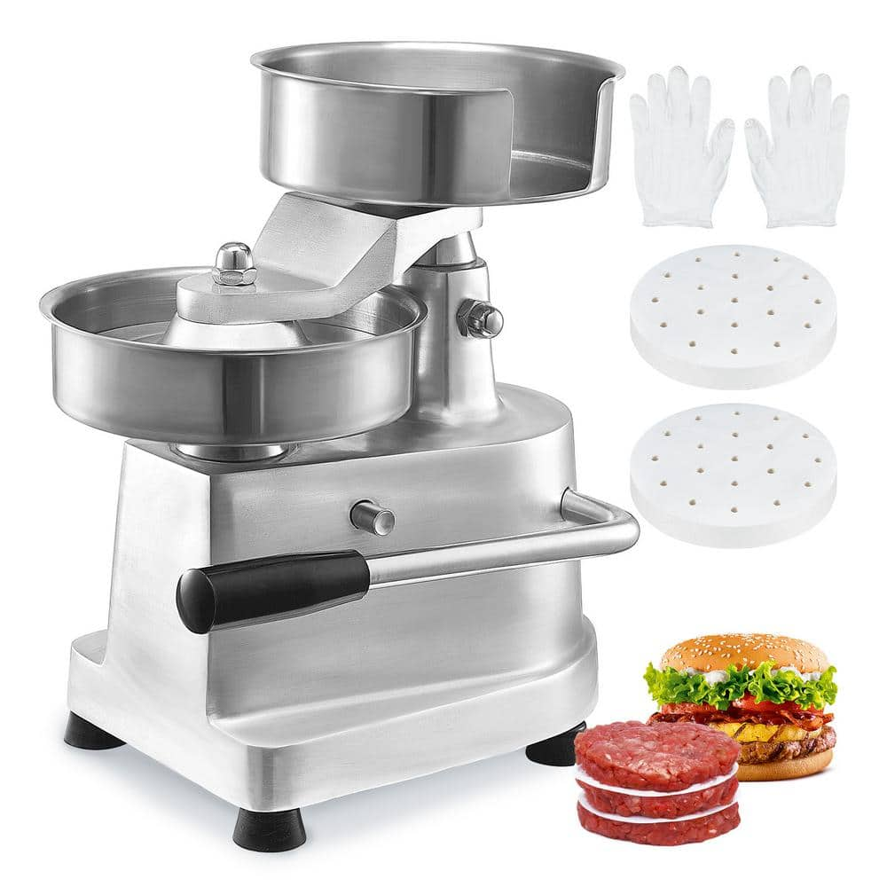 VEVOR Commercial Burger Patty Maker 6 in. Hamburger Beef Patty Maker ...