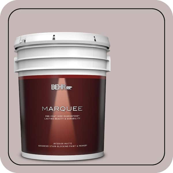 BEHR MARQUEE 5 gal. Home Decorators Collection #HDC-CL-25G Georgian Pink Matte Interior Paint & Primer