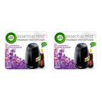 Essential Mist 0.67 fl. oz. Lavender and Almond Blossom Automatic Air Freshener Dispenser with Refill (2-Pack)