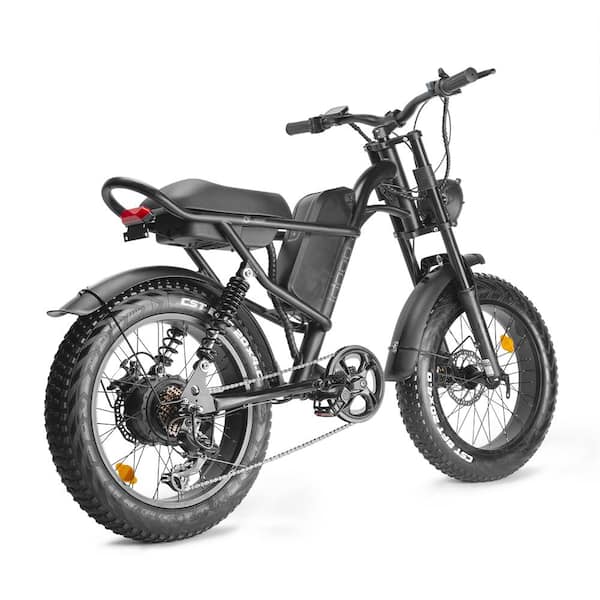 NEW Electric Bike Brown Motorcycle 48V 500 Watt Smart E Bike Adult Mountain  Bike 