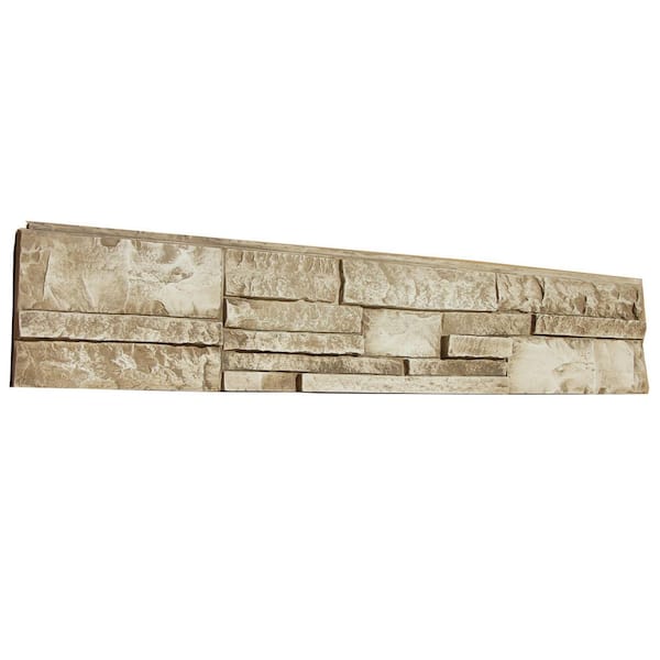 TRITAN BP Summit 8 in. W x 8 in. L Prairie Bluff Faux Stone Panel