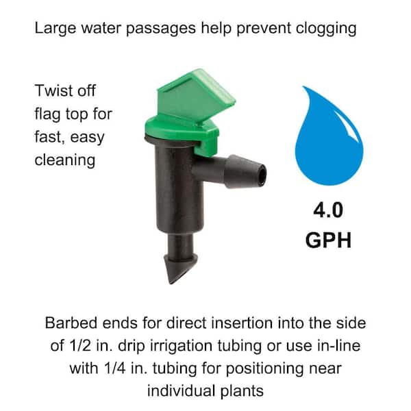 4 GPH Flag Drippers (25-Pack)