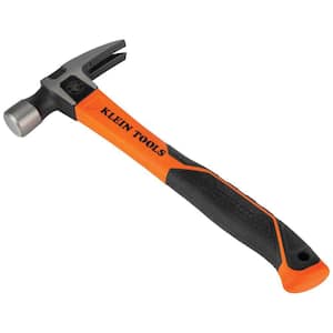 Estwing 16 oz. Straight-Claw Hammer with Shock Reduction Grip E3-16S - The  Home Depot