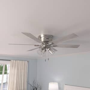Alvarado 52 in. Indoor Brushed Nickel Ceiling Fan with Light Kit