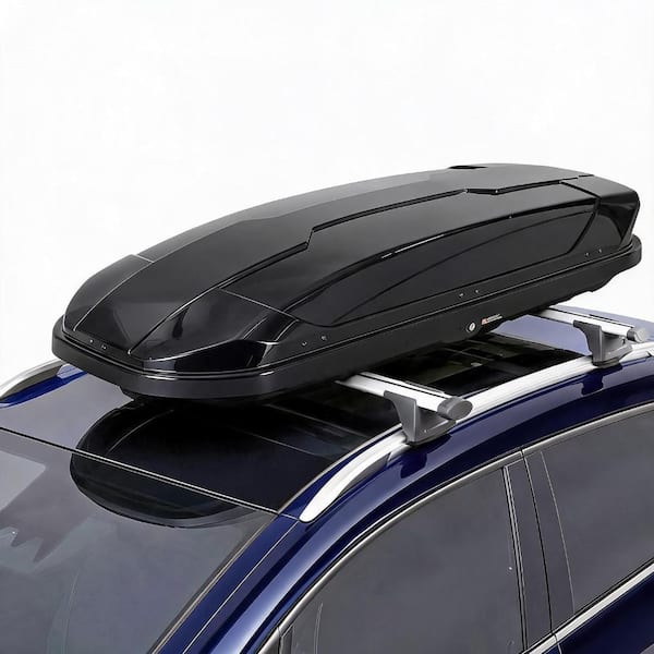 Waterproof ABS 31 Cu ft Hard Shell Rooftop Cargo Carrier w/Secure Straps & Keys