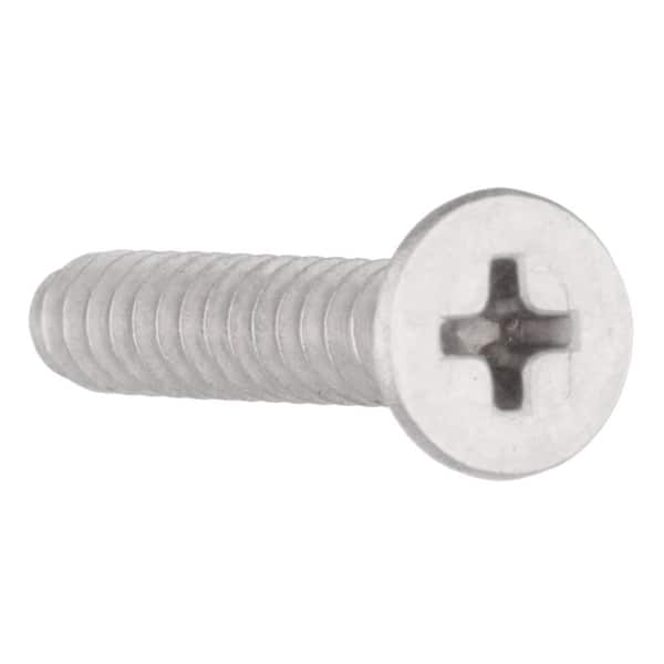 #10 x 1-1/4 in. Stainless Steel Phillips Flat Head Sheet Metal Screw (3-Pack)