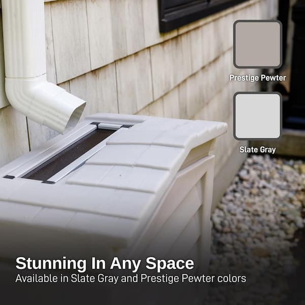 RTS Home Accents 25 Gal. Polyethylene Rainwater Shed RTS Home Accents 25 Gal. Polyethylene Rainwater Shed