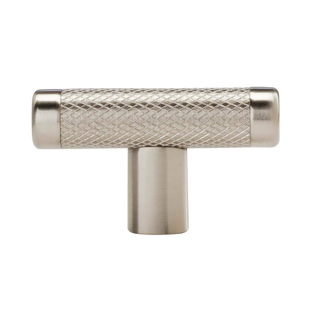 Bronx Satin Nickel 2-5/8" Knurled Cabinet Knob