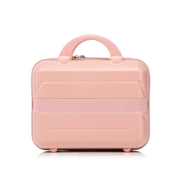 Noble House Lavor 2-Piece Pink ABS Hardside Spinner Wheel Luggage