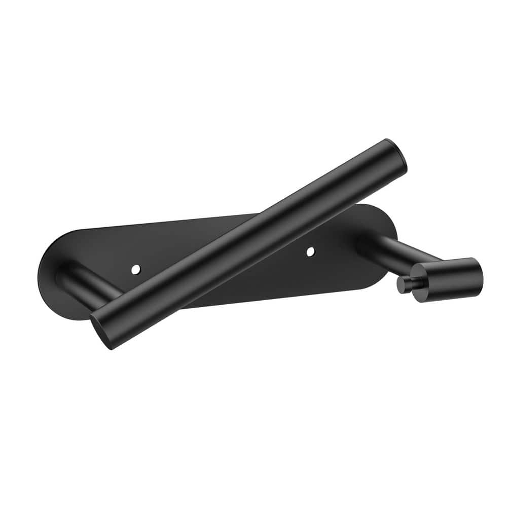 Wall Mount Pivoting Tissue Toilet Paper Holder in Black, Stainless Steel Rustproof Self Adhesive Toilet Roll Holder price history on PriceWatchPro