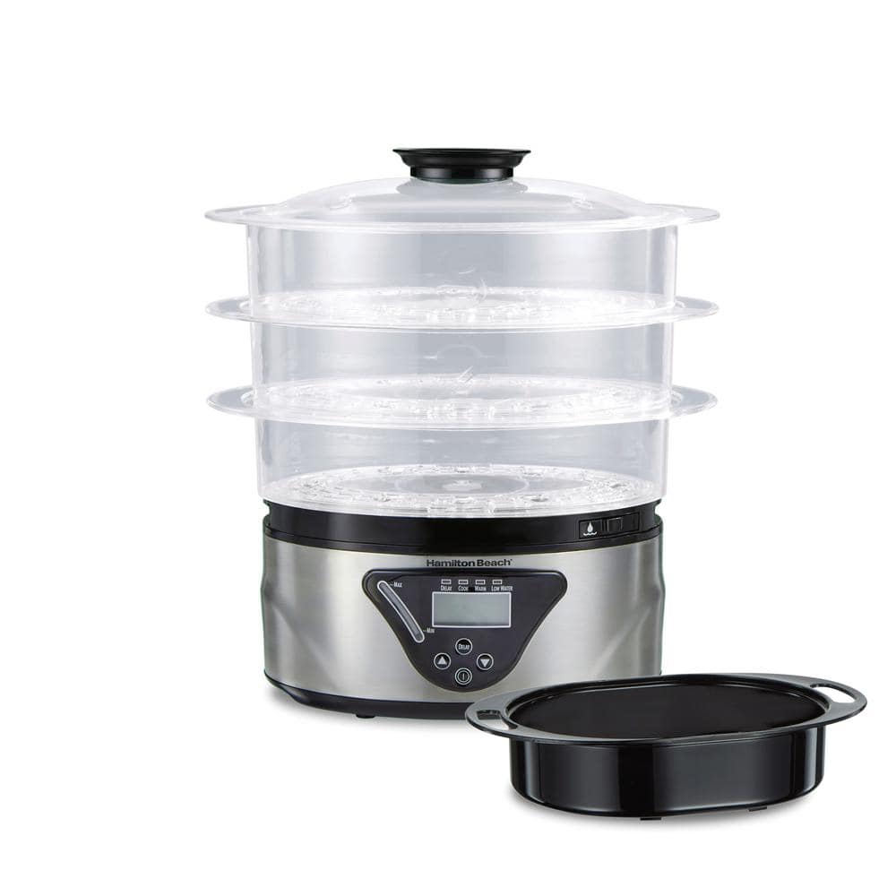 Hamilton Beach 33-Cup Stainless Steel Digital Food Steamer 37545MN