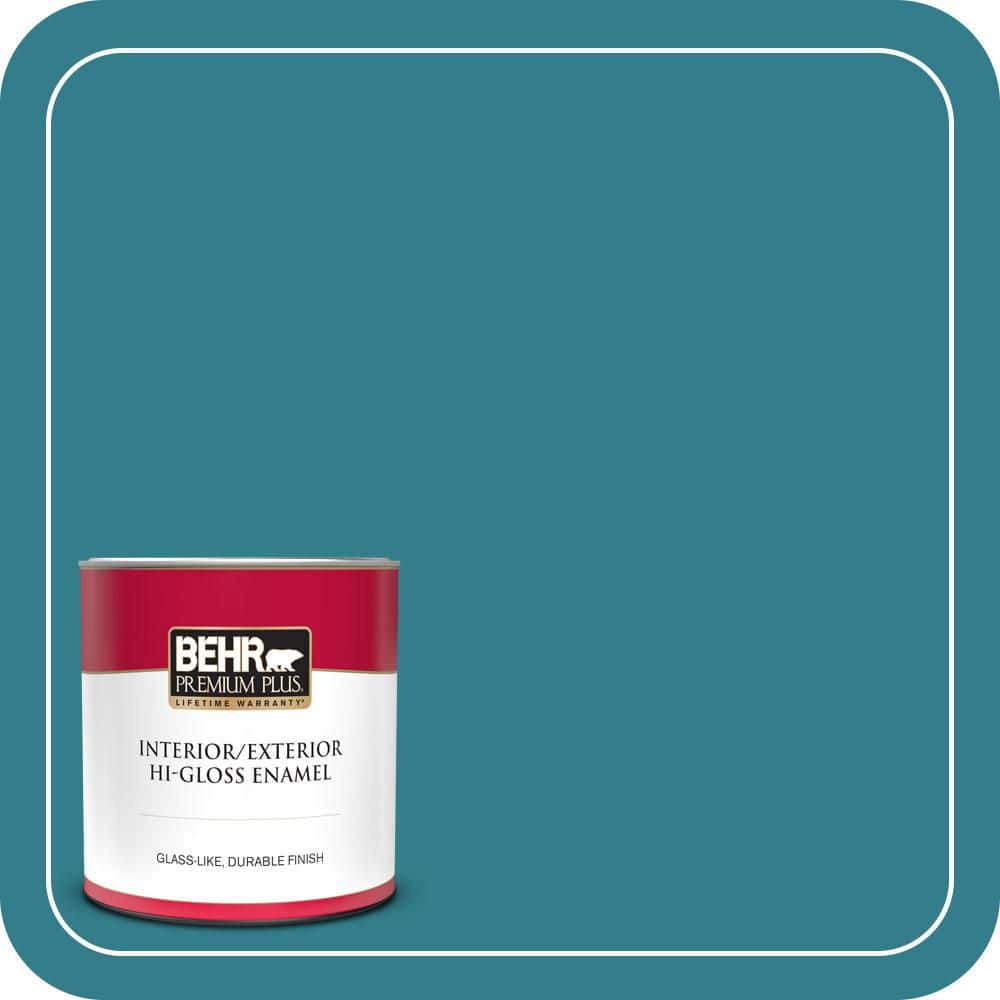 1 qt. #HDC-CL-27 Calypso Blue Hi-Gloss Enamel Interior/Exterior Paint & Primer price history on PriceWatchPro