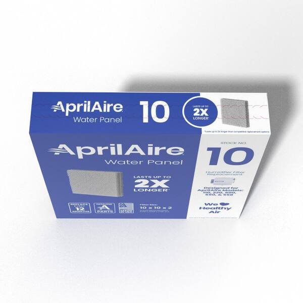 Aprilaire 500MZ Whole House Humidifier & 10-Pack Water Panel Replacement (Pack Of 2)
