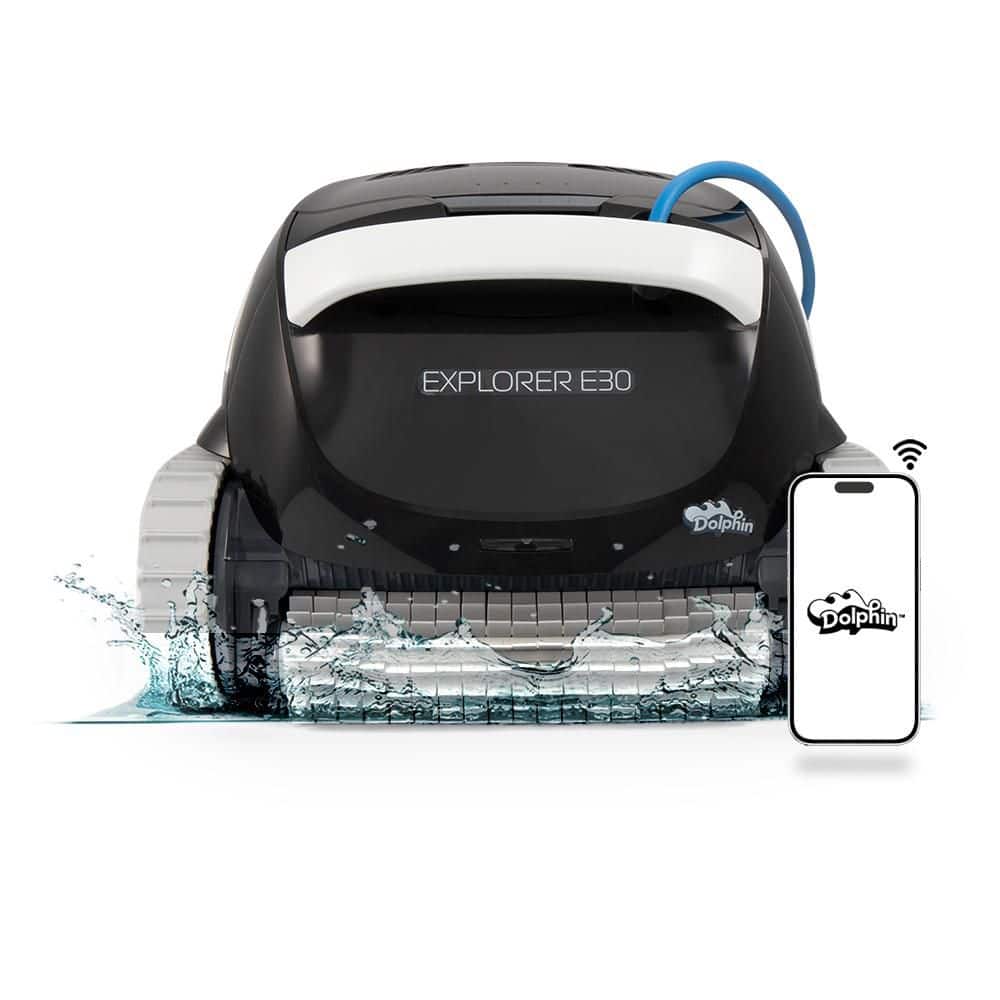 Dolphin Explorer E30 Robotic Vacuum Pool Vacuum with Wi-Fi Control