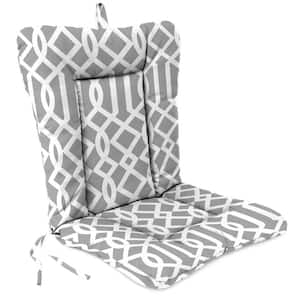 21 in. L x 38 in. W x 3.5 in. T Outdoor Wrought Iron Chair Cushion in Chauncey Pumice