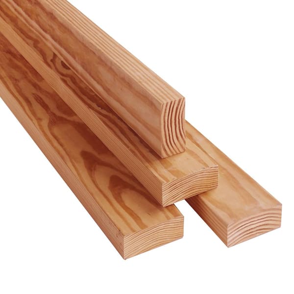 Outdoor Essentials 2 in. x 4 in. x 6 ft. Western Red Cedar Fence Panel Backer Rail (4-Pack)