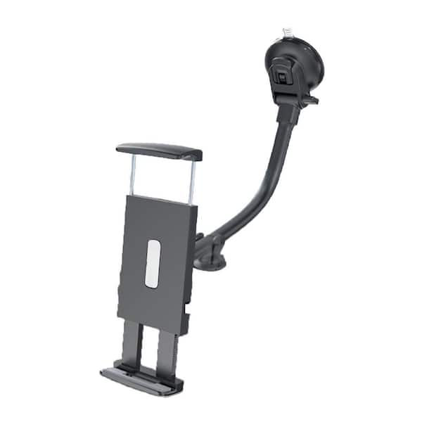 Lukyamzn iPad Car Mount 360° Rotation Suction Cup Compatible with 9.7-10.5 in. Tablets Phones Black