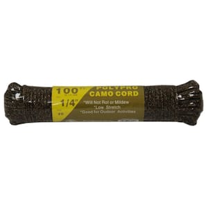1/4 in. x 100 ft. Braided Camo Rope