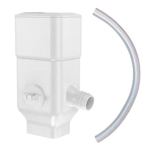 Downspout Rainwater Diverter with Adjustable Valve and 4 ft. Hose for 3 in. x 4 in. and 2 in. x 3 in. Downspout