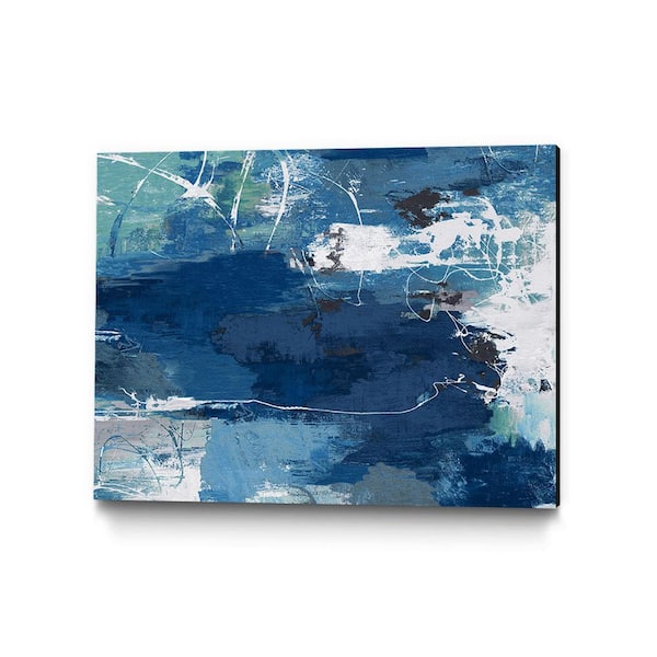 Clicart 28 in. x 22 in. "Blue Abstractions" by PI Studio Wall Art