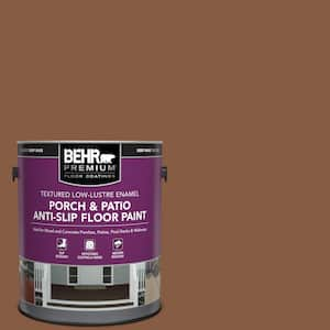 1 gal. #ICC-80 Cinnamon Spice Textured Low-Lustre Enamel Interior/Exterior Porch and Patio Anti-Slip Floor Paint