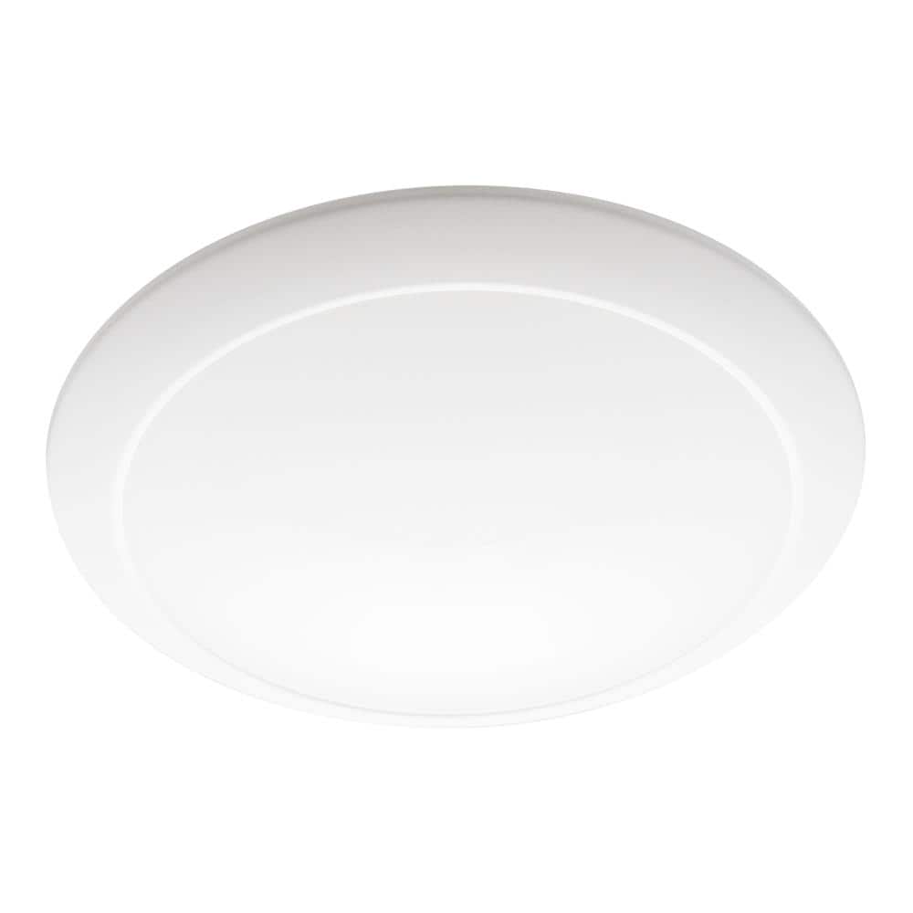 White Circular LED Indoor Ceiling Light with Remote Control