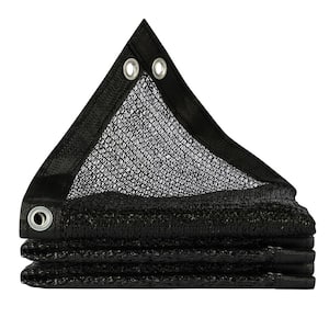 70% Black Shade Cloth 20 ft. x 30 ft. Mesh Tarp