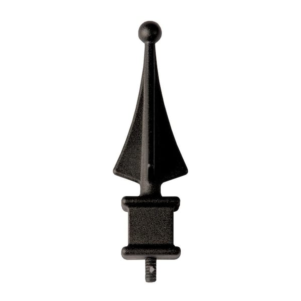 Fence Armor 4 in. x 4 in. Metal Cast Ball Top Quad Post Cap Finial