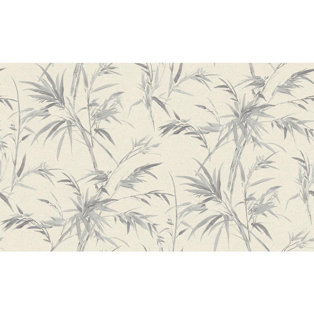 Botanical Silver Wallpaper Sample