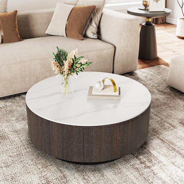 home depot drum coffee table