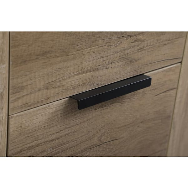 72 in. W x 22 in. D x 34 in. H Bath Vanity in Natural Oak with White Engineered Marble Top