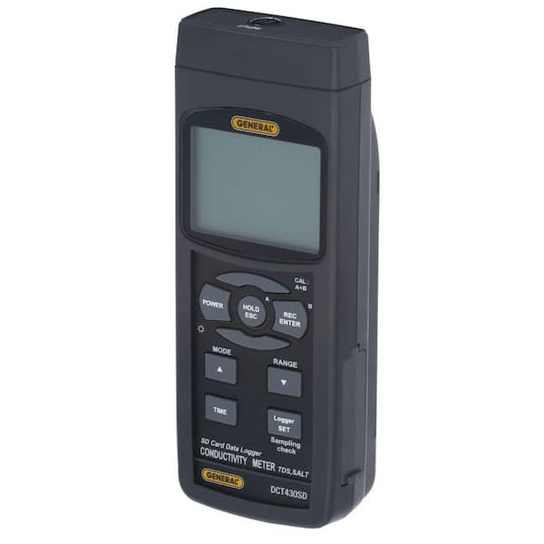 General Tools Data Logging Conductivity/TDS Meter with 2GB SD Card