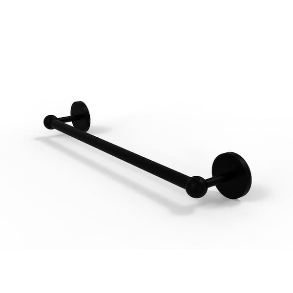 Allied Brass Prestige Skyline Collection 24 in. Towel Bar in Matte Black