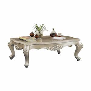 Mariana 35 in. Gold Specialty Marble Coffee Table