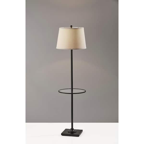 Simplee Adesso Levitt 59.5 in. 1-Light Black Bulb Pendant