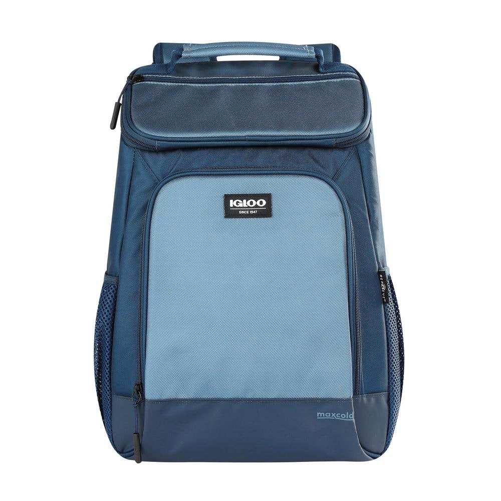 IGLOO Top Grip Evergreen 24 Can Blue Backpack Soft-Side Cooler 66134 - The  Home Depot