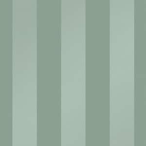 Lille Pearlescent Stripe Jade Green Metallic Non Woven Removable Paste The Wall Wallpaper Sample