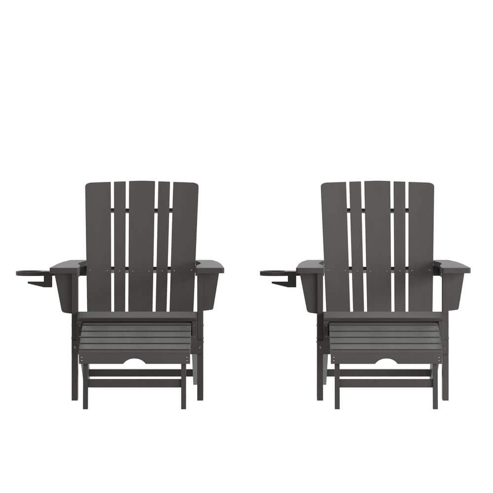 Gray Faux Wood Resin Adirondack Chair (Set of 2) price history on PriceWatchPro