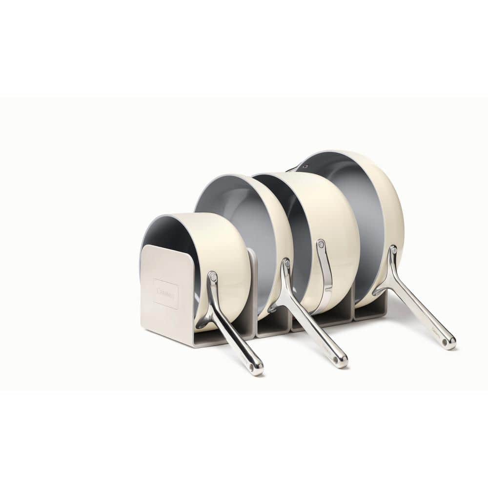 Cream Non-Stick Ceramic 12-Piece Cookware Set