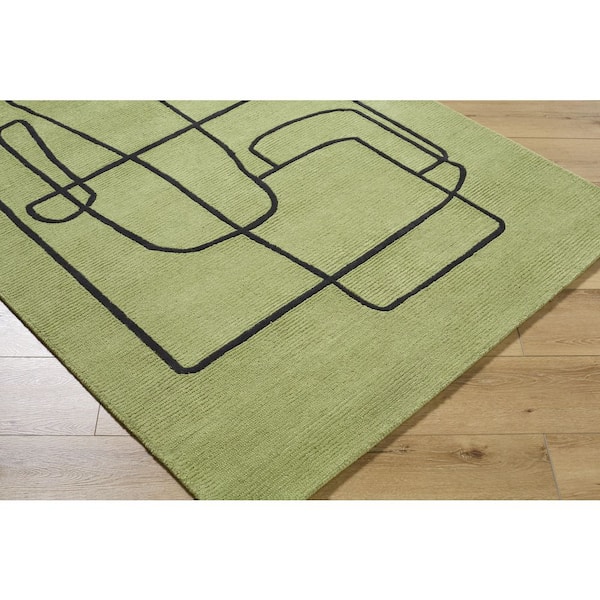 5 ft. x 7 ft. Green Rossi JWRS-2310 Handmade Area Rug