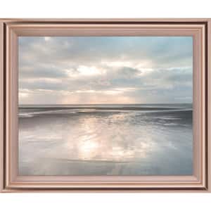 28 in. x 34 in. "Silver Sands" By Assaf Frank Framed Print Wall Art