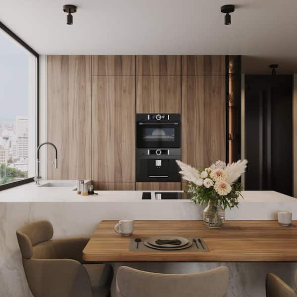 Shura 1-Light Matte Black 5CCT Wall Sconce Spot Light w Rotatable Head, 5 Color Selectable Integrated LED Bulb 455 Lmn